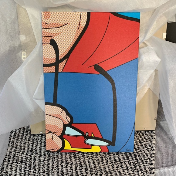 Other - Leon Guillemin Superman Modern Canvas Print